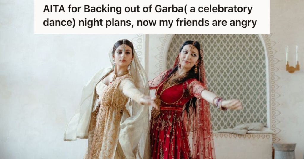 Indian women in beautiful dresses dancing