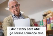 Woman Was Grocery Shopping When An Older Man Approached Her And Asked Where A Certain Product Was, But He Was Quite Rude When She Said No