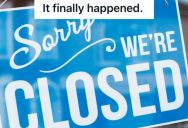 Man Was Closing Up The Store When A Customer Arrived Five Minutes Past Closing Time, So He Witnessed A Rare Moment Of Courtesy