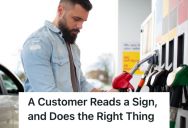 Gas Station Cashier Learned That A Pump Had Started Spewing Gasoline, But A Quick-Thinking Customer Acted To Keep Them Safe