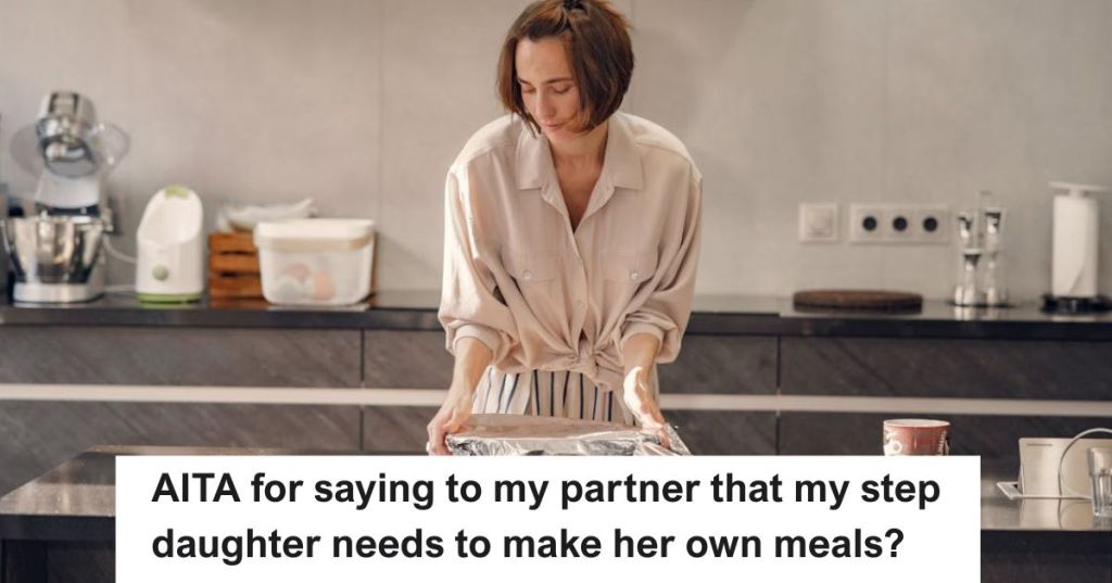 Woman preparing a meal in the kitchen