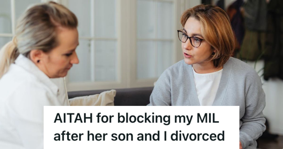 Younger woman talking to older woman about a serious matter