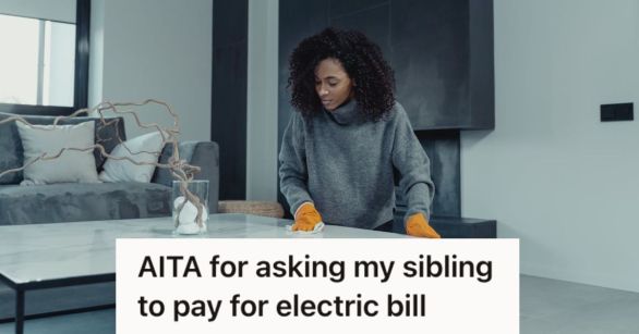 Woman wiping the table with rug