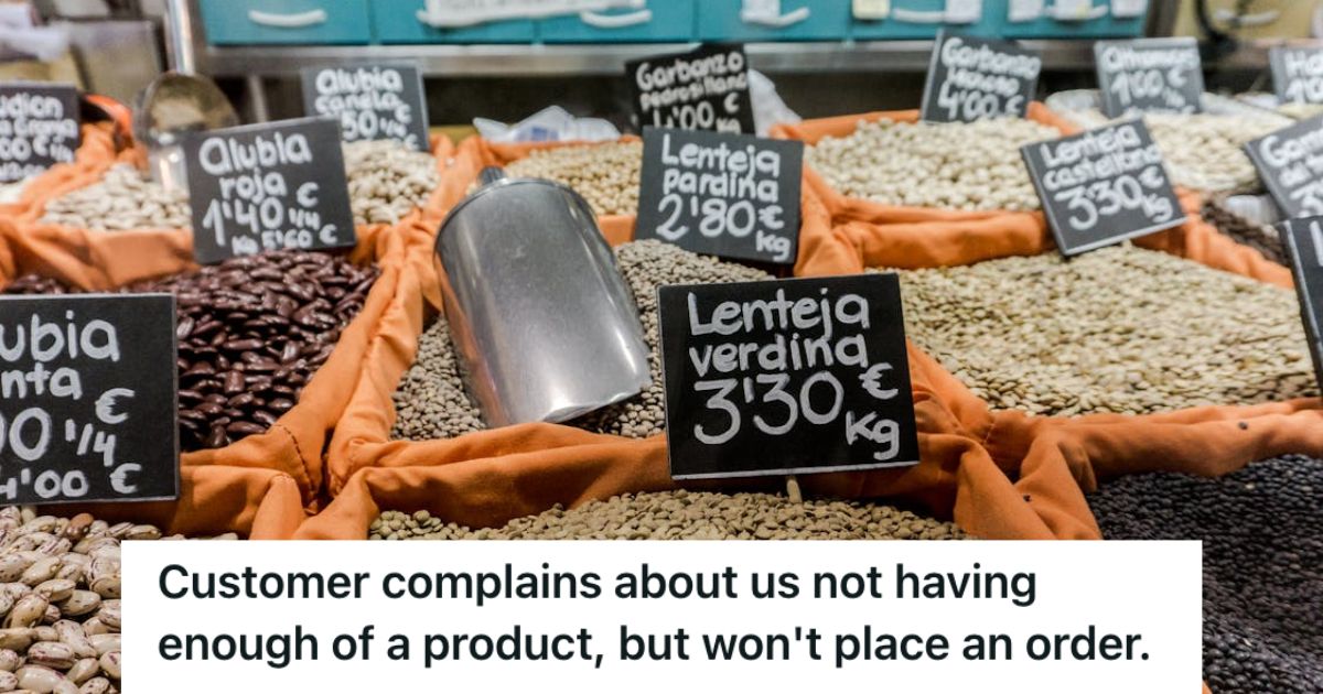 Farmer's store with different grain products