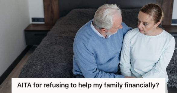 Senior couple having an intimate conversation