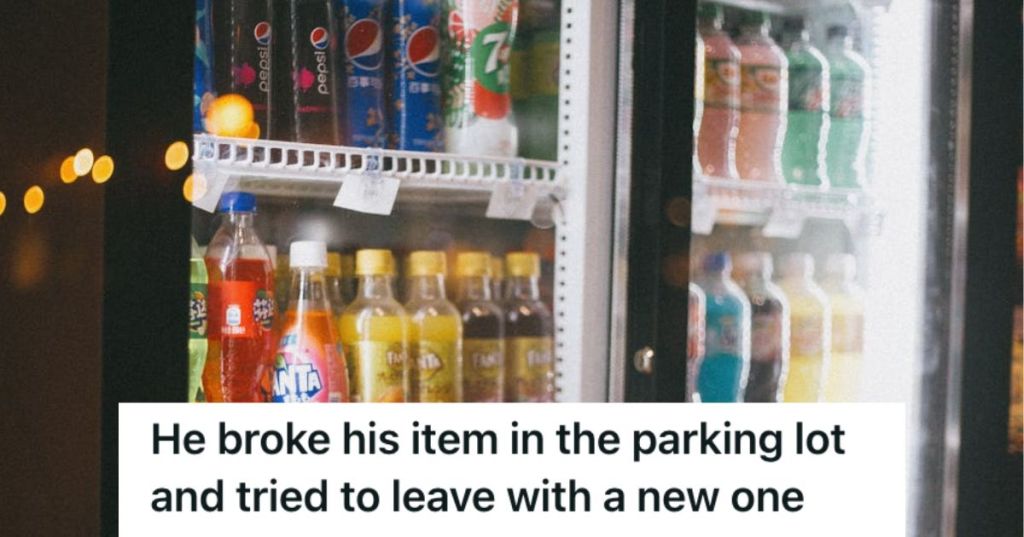 A refrigerator full of soda bottles and cans