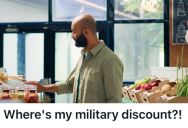 Woman Was Trying To Explain To The Customer Why He Didn’t Get A Military Discount, But He Rudely Cut Her Off And Refused To Listen To Her Response