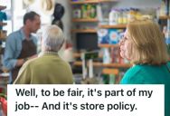 Middle-Aged Woman Was Buying Wine At A Store, But The Employee Couldn’t Sell It To Her Unless She Showed Her ID