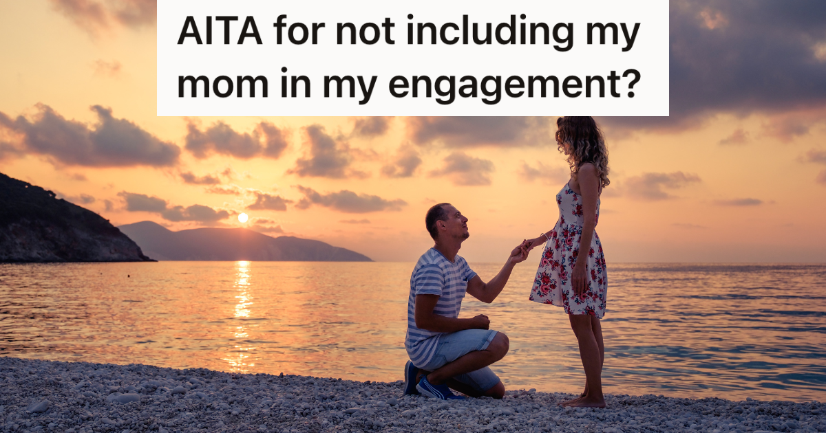 Her Partner Surprised Her By Proposing At The Beach, But Her Mom Is Heartbroken That She Wasnt There For The Proposal romantic proposal at the beach with the man down on one knee