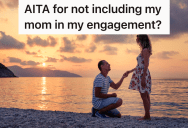 Her Partner Surprised Her By Proposing At The Beach, But Her Mom Is Heartbroken That She Wasn’t There For The Proposal