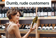 Young Woman Tries To Buy Alcohol, But Retail Worker Refuses To Sell It To Her Unless He Can See Her ID