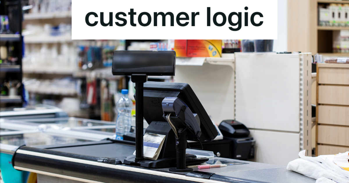 empty register at a store