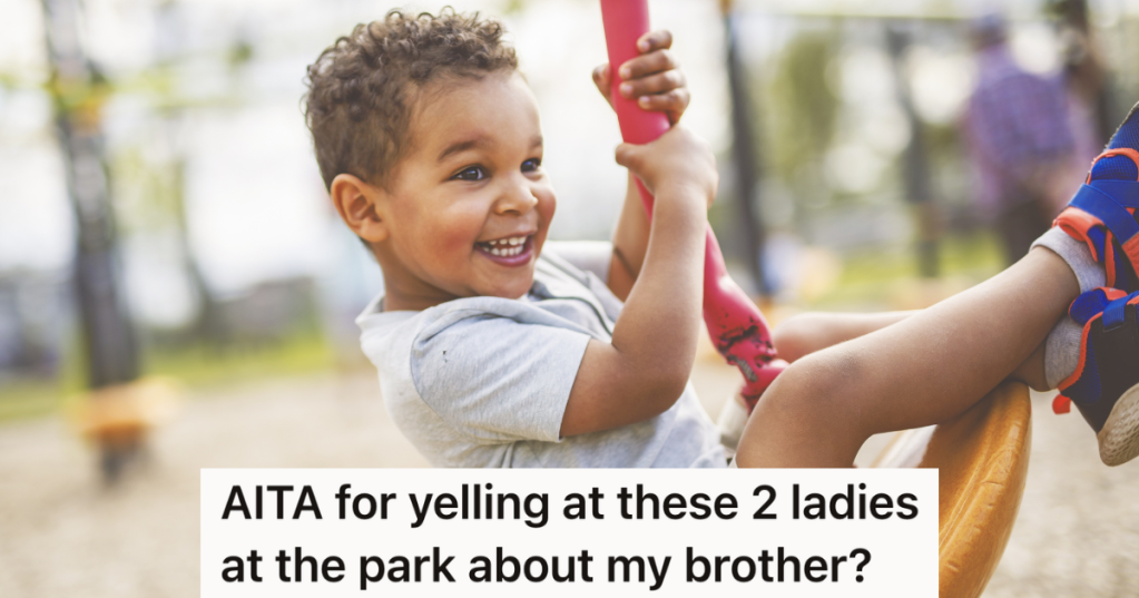 happy little boy on playground