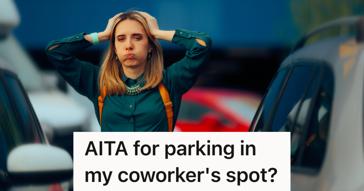 There Arent Assigned Parking Spots At Work, But One Man Got Upset When Someone Parked In His Usual Spot frustrated woman in parking lot at night