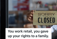 Rude Customer Keeps Shopping After The Store Is Closed, But When The Manager Approaches It Gets Even Wilder