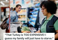 Customer Doesn’t Spend Enough To Get A Discount On A Turkey, So She Goes To The Service Desk To Complain