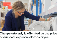 Customer Enters Store To Buy A New Dryer, But She’s Unhappy With The High Prices And The Delivery Fee