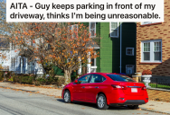 Rude Man Parks His Car On The Street Blocking A Neighbor’s Driveway, But When The Neighbor Confront Him, He Argues That He Has Nowhere Else To Park