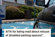 Parents Illegally Park In Disabled Spots At Their Children’s School, So One Parent With A Disability Confronts Them