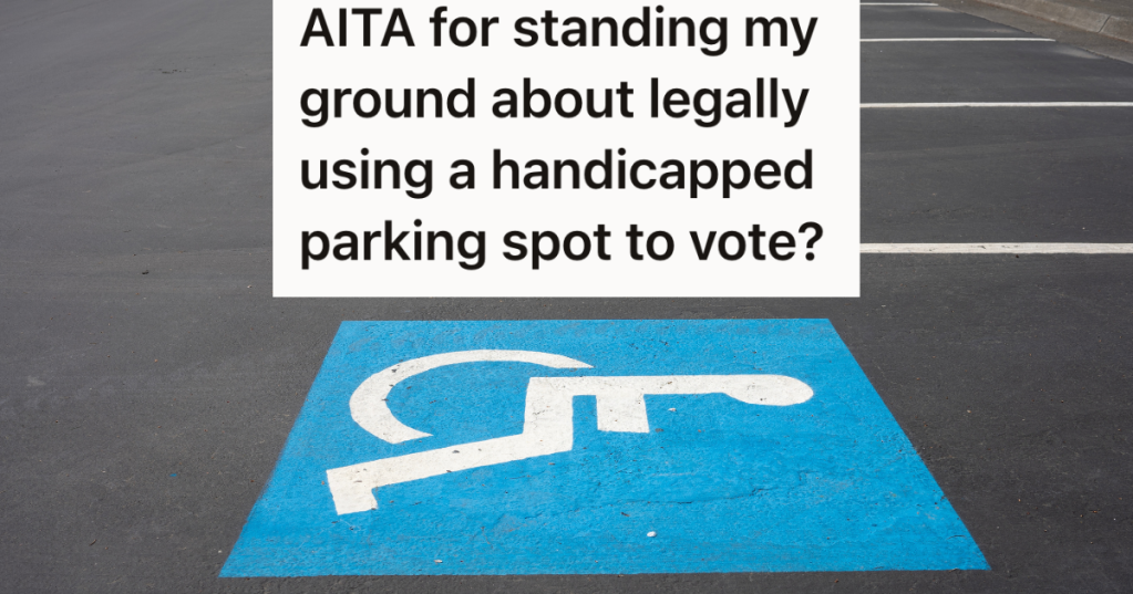handicapped parking spot