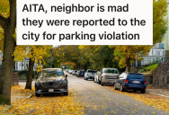 Homeowner Is Really Annoyed That A Neighbor Is Hogging All Of The Street Parking, So She Reports Them To The City