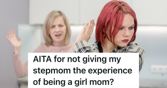 mom and teenage girl arguing