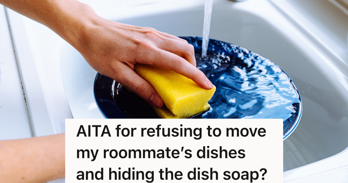 woman hand washing dishes in the sink