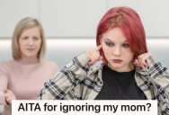 Teenage Girl Lives With Her Dad And Her Sister, But When She Visits Her Mom, She Tries To Ignore The Things Her Mom Says About Her