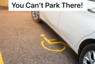 Handicapped Store Owner Has A Spot Reserved Right In Front Of His Store, So When He Saw Another Car Park There, He Called The Police