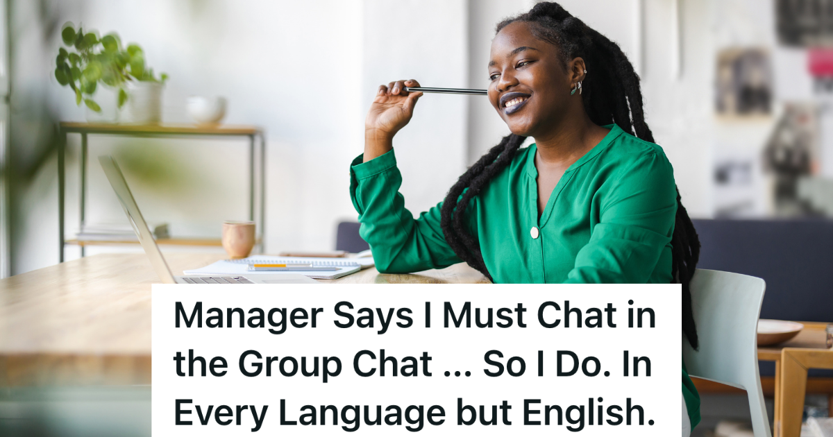 smiling woman working from home