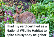 Anonymous Neighbor Complains About Homeowner’s Yard, So They Have Their Yard Certified As A National Wildlife Habitat