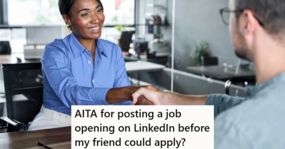 two people in a job interview