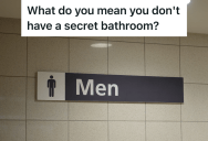 Old Man Wants To Use Employee Bathroom At The Grocery Store, But There Isn’t A Separate Employee Bathroom