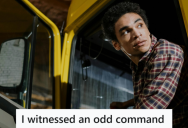 Construction Worker Was Doing His Job, But An Annoying Driver Angrily Yelled At The Worker To “Get A Job”