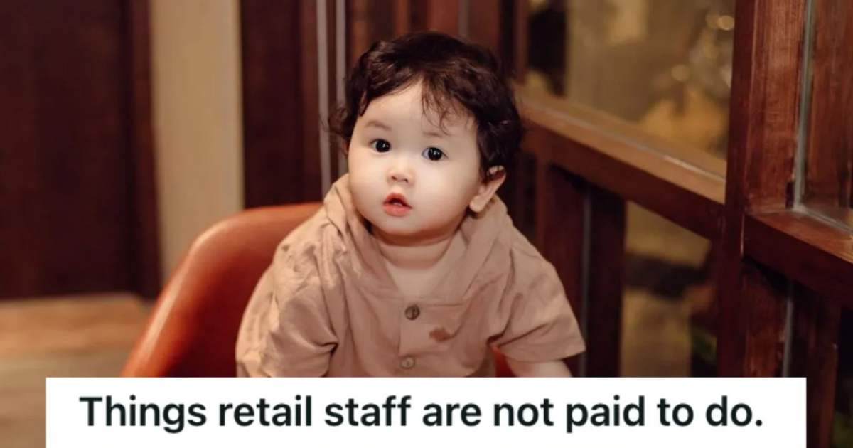 Cute baby sitting in a chair