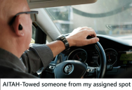 Man Arrives Home To Find That Someone Has Parked In His Assigned Parking Spot, So He Calls A Tow Truck And Leaves A Note