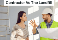 Contractor Takes Truck Full Of Treated Wood To The Landfill, But He’s Forced To Get All The Wood To Fit Into One Small Bin