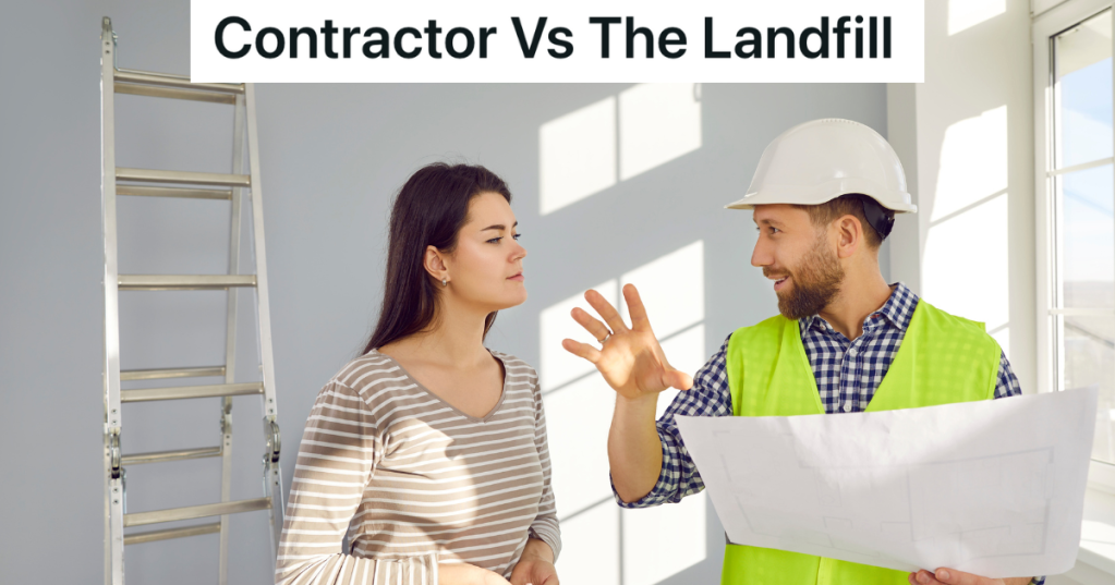 contractor talking to homeowner