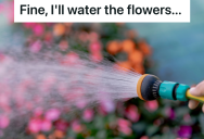 Homeowner Wants The HOA To Fix Her Outside Water Faucet, But Instead, They Put Her In Charge Of Watering The Flowers