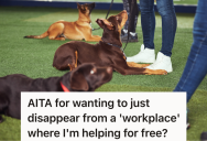 Man Volunteers At Dog Training Center In Exchange For Experience, But Now That His Hard Work Doesn’t Seem To Be Appreciated, He’s Thinking About Turning In His Keys