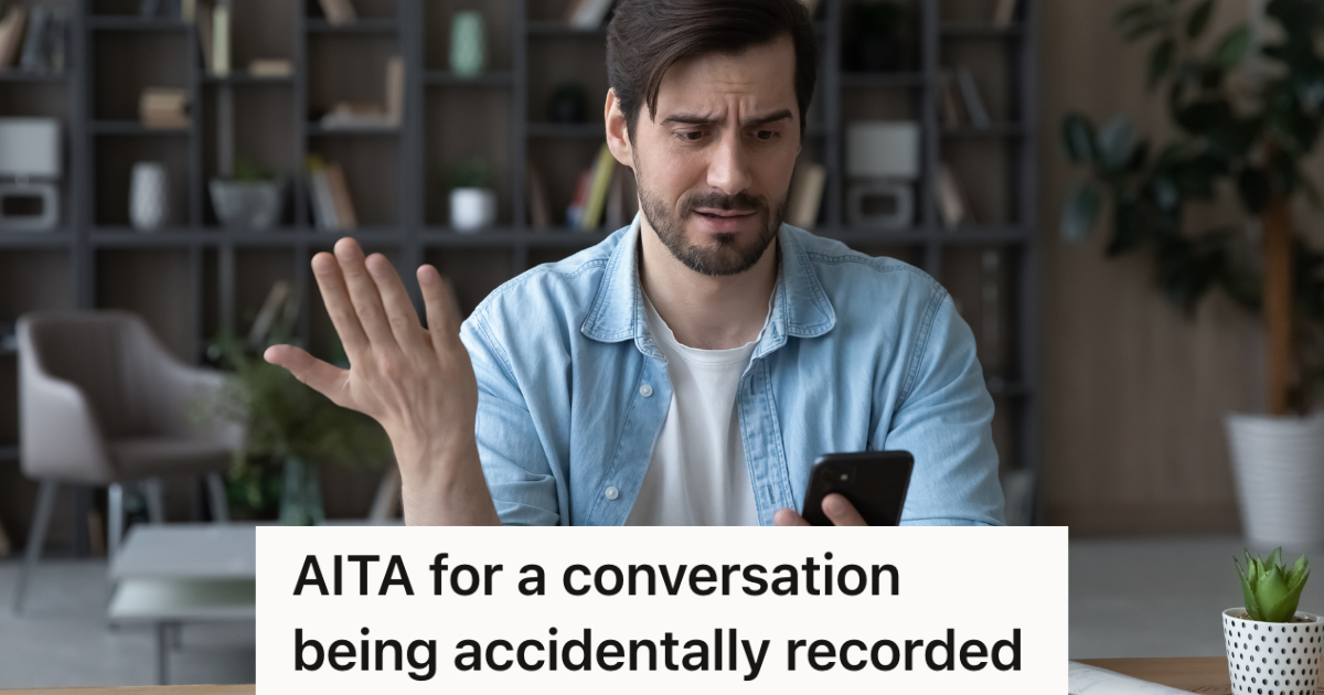 confused man looking at his phone