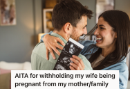 Husband Is Excited To Tell His In-Laws The Good News That His Wife Is Pregnant, But He’s Not Sure When He’s Going To Tell His Mom