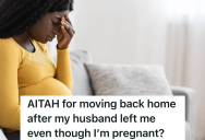 Pregnant Woman Thought Her Life Was Perfect, But When Her Husband Filed For Divorce, She Moved Across The Country