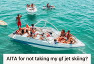 His Girlfriend Demanded To Go Jet Skiing, But When She Declined To Learn How To Swim, He Put His Foot Down And Refused To Go