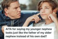 His Nephew Was Bothered By The Way His Stepdad Has Been Claiming They Look Alike, So This Man Flipped The Script