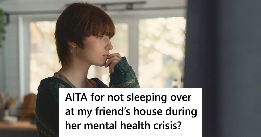 Pensive woman indoors