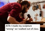 His Teacher Didn’t Like His Proposed Sculpture For An Assignment, But He Loved It And Refused To Change It