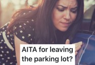 She Bumped A Vehicle With Her Car Door And Left When The Other Car Owner Flipped Out And Threatened To Call The Police