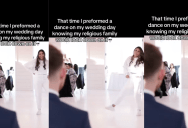A Bride Surprised Her New Husband With A Beyoncé Inspired Solo Dance At Their Wedding Even Though Her Family Wouldn’t Approved