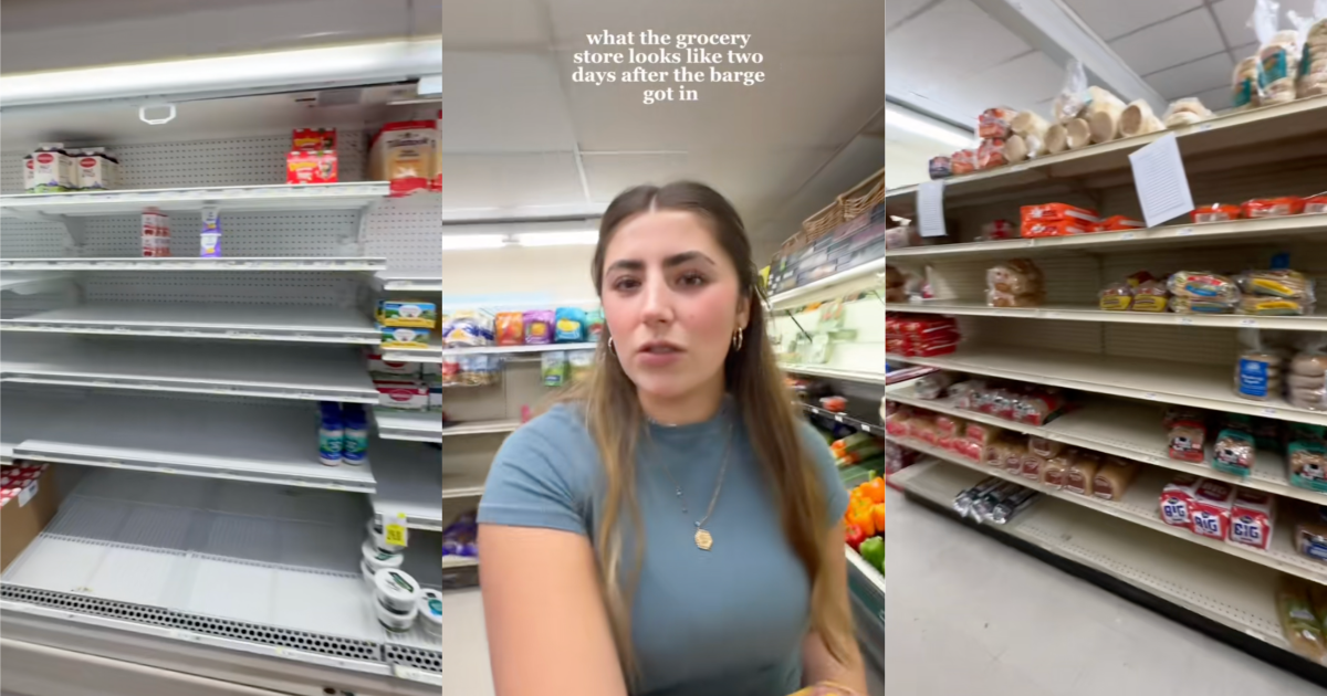 woman in a grocery store